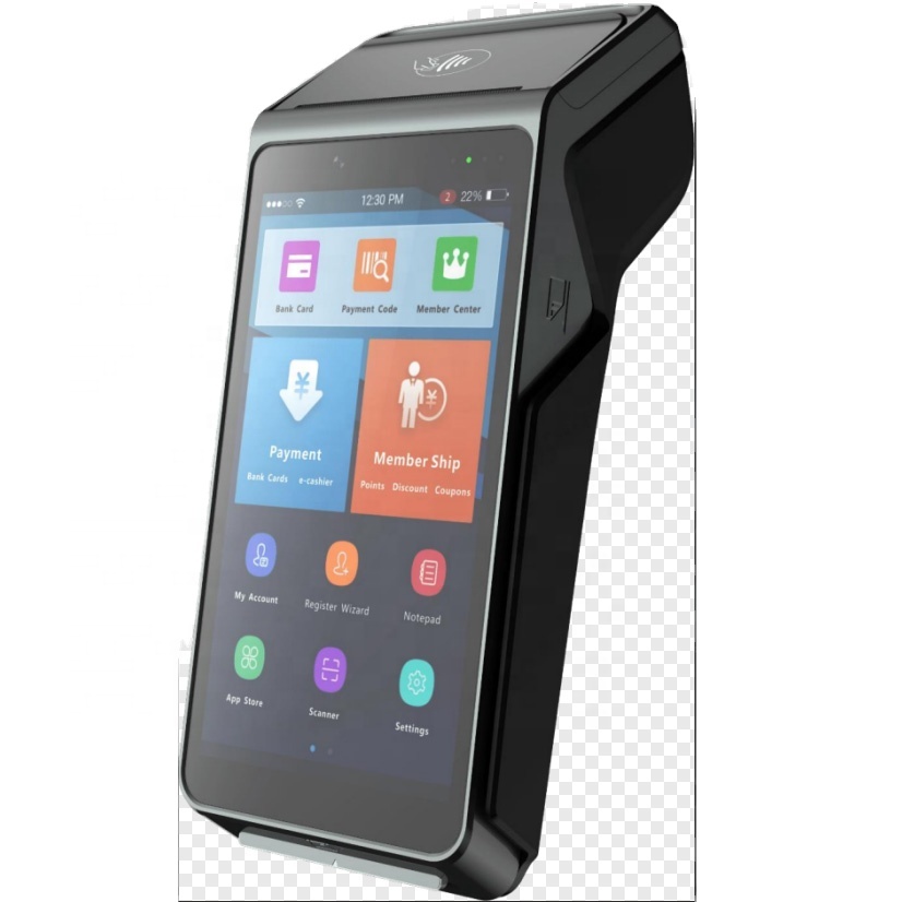 MTK 6739 Quad Core 5.5 inch IPS 720P Handheld Android POS Terminal with Dual SIM Cards