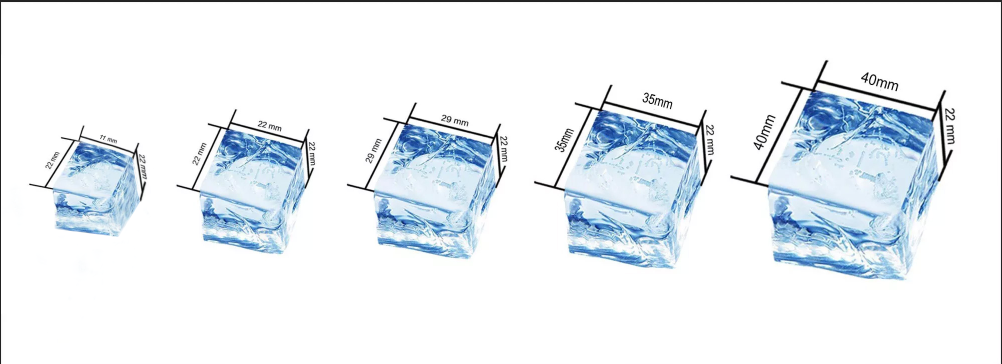 10T/24h Industrial Ice Cube Machine Factory Restaurant Shop 3P