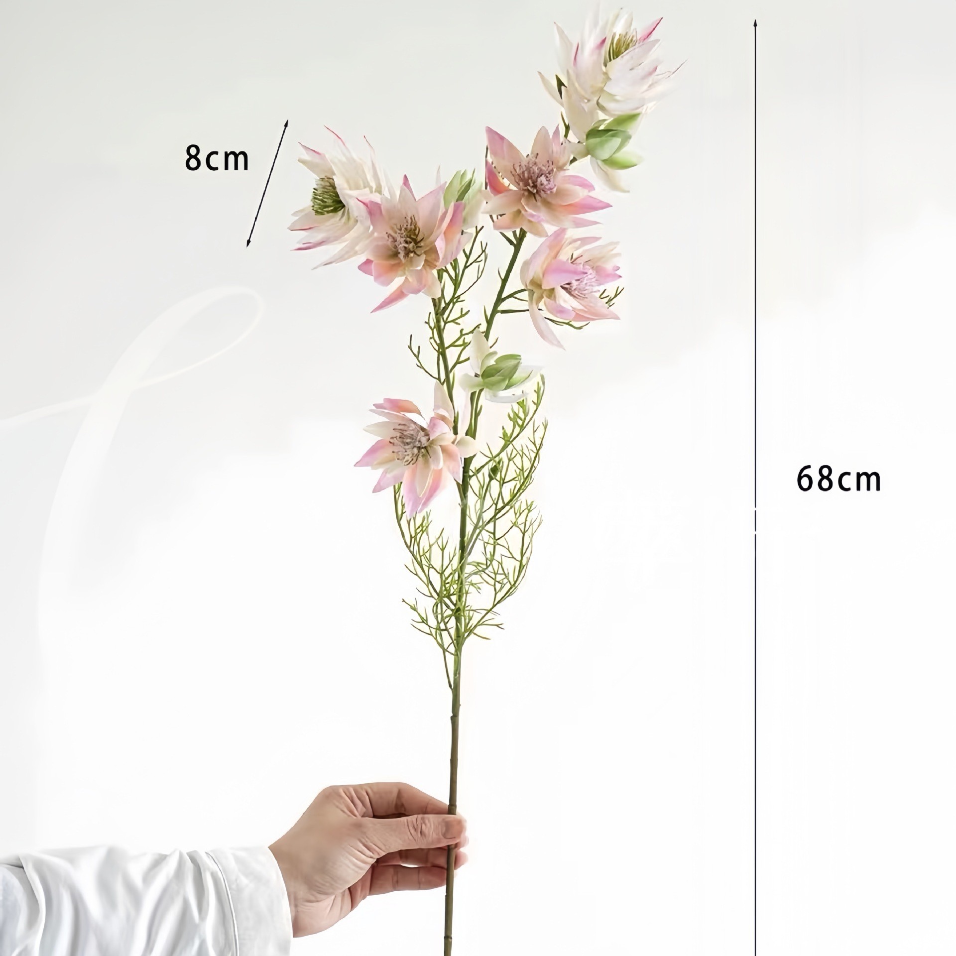 Simulated blushing bridal flower wedding decoration, cross-border supply of fake flowers, wholesale of home decoration, shooting
