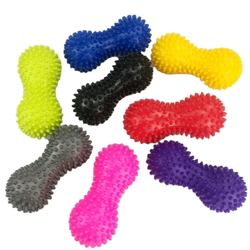 PVC peanut Spinball Yoga ball massage acupoint grip hedgehog ball plantar health muscle relaxation fascia ball