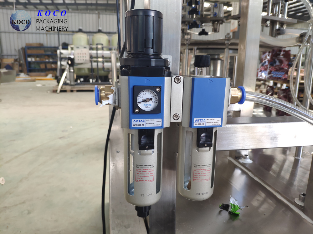 KOCO direct deal All stainless steel Double filling port dosing capping filling machine