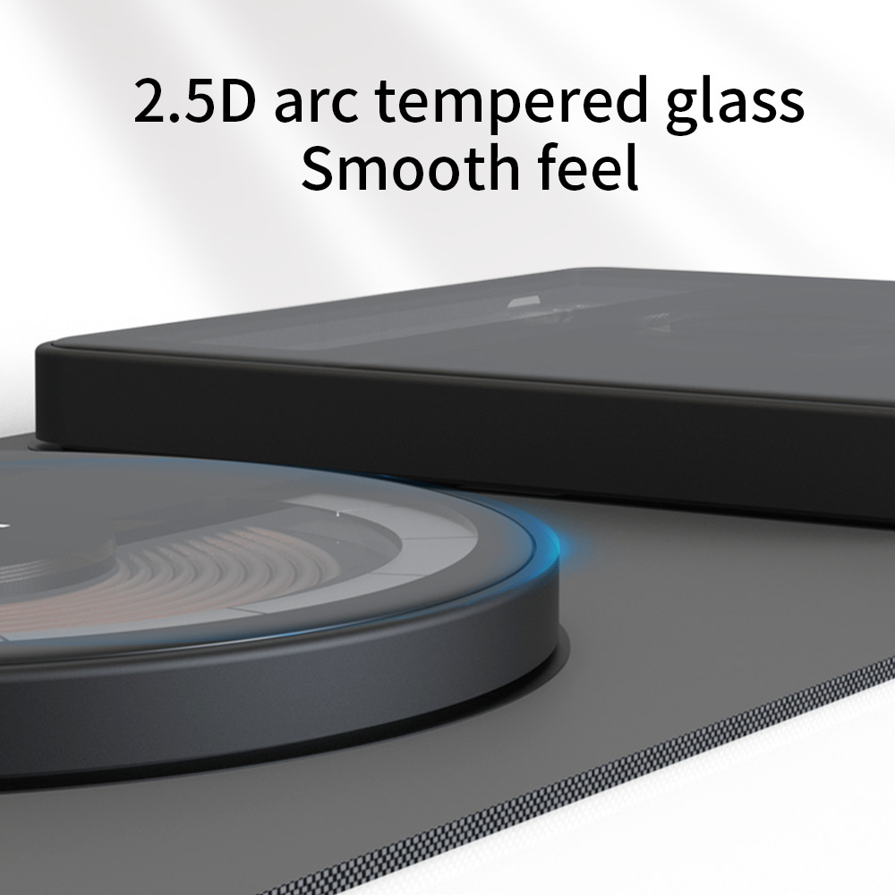 Hot Shelling Transparent Foldable Watch And Phone Wireless Charging Pad Foldable 2 In 1
