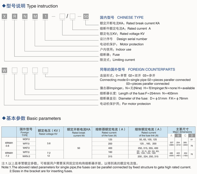 Fuse Manufacturer Factory Wholesale Price Xrnt1-12 High Voltage Current Limiting Fuse