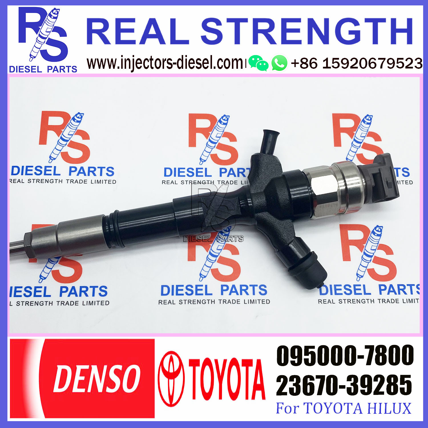 095000-7780 095000-7781 Diesel Common Rail Injector 23670-39315 23670-39310