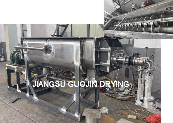 Horizontal 5-20rpm Rotating Speed Blade Paddle Vacuum Drying Machine