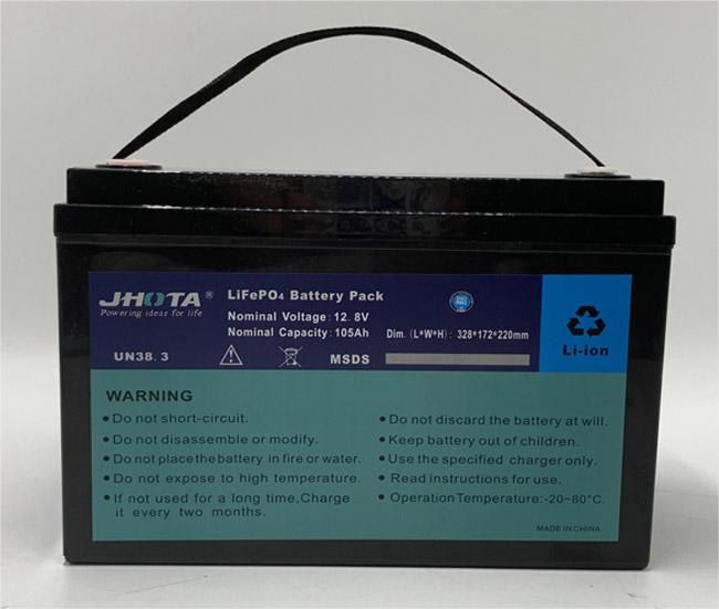 Environmentally Friendly 32140 Lithium Battery Packs 12.8V 105Ah Replacing Lead Acid