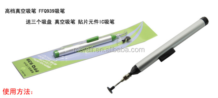 Vacuum Suck Pen FFQ 939 Hand Tool for IC + 3 suction headers vacuum pen