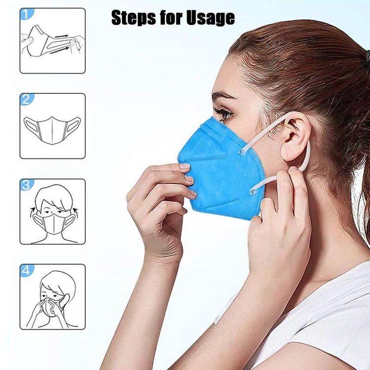 Breathable KN95 Face Mask Disposable Hospital Use Anti Pollution For Protection