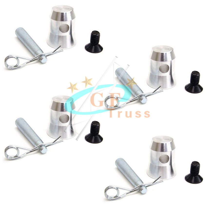 T6 Half Conical Coupler For StageTrusses Bed Plate Fit F34