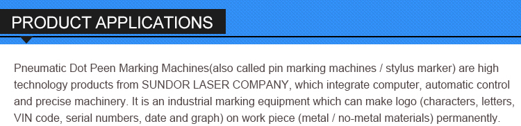 Integrated PC Needle Doting Metal Marking Machine Automobile Chassis Dot Peen Marker
