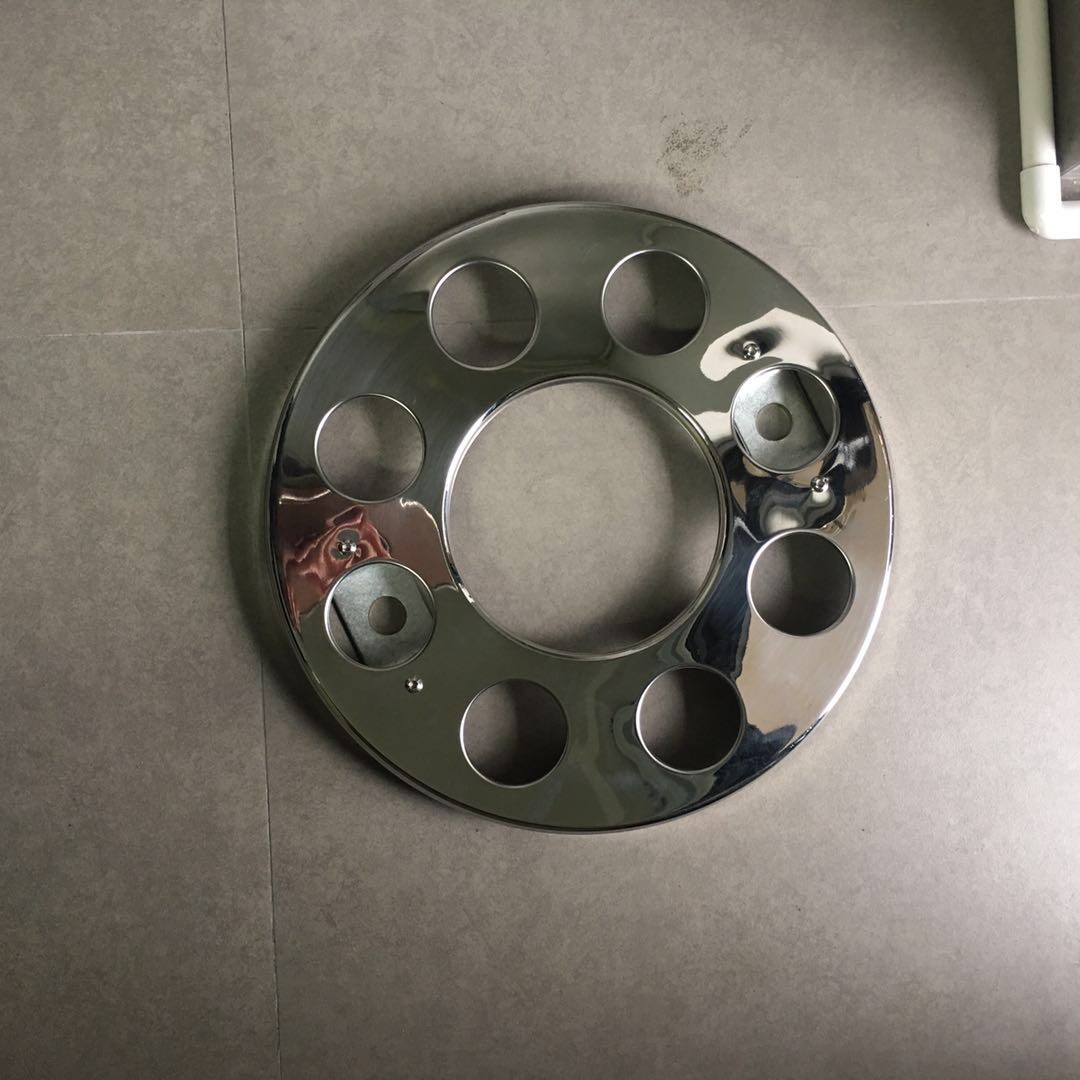 19.5 Stainless Steel Wheel Simulators , Polishing Tire Hub Caps Center Wheel Cover Hubcap