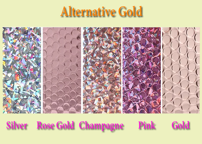 Aluminum Metallic Foil Poly Bubble Mailer Laser Decorative Shiny Sparkle 4x8