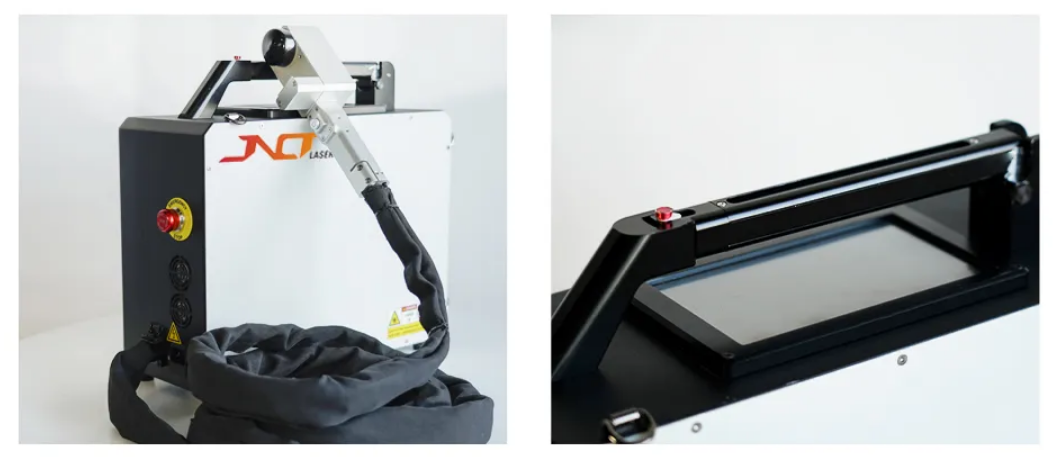 Powerful 50W Pulsed Laser Rust Removal Machine for Surface Paint Cleaning Mini Fiber Laser Cleaning Machine