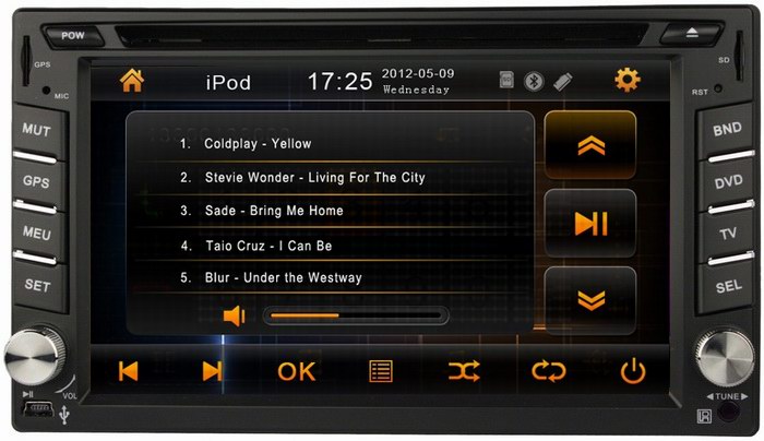 Ouchuangbo car audio player for Nissan Tiida /Patrol /Versa with gps navigation radio OCB-6226