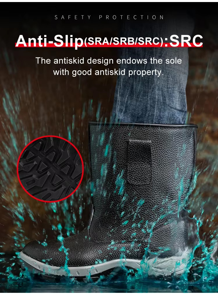 Industrial Leather Safety Shoes For Men Work Boots For Welders