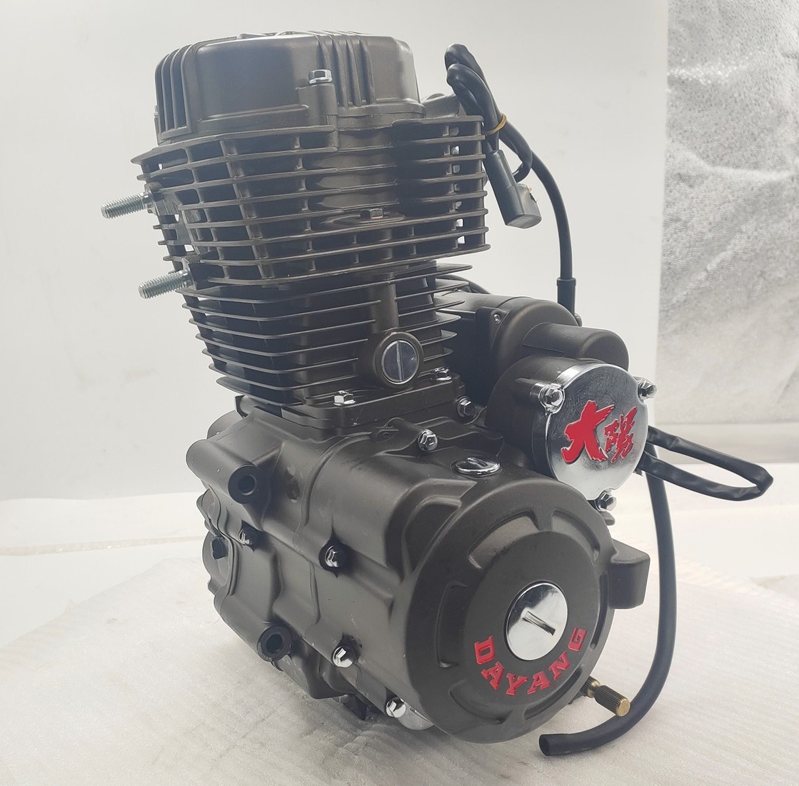 Steel Air Cooling CG200 DAYANG Motorcycle Tricycle Engine Assembly 198ml Electric/kick Method Origin