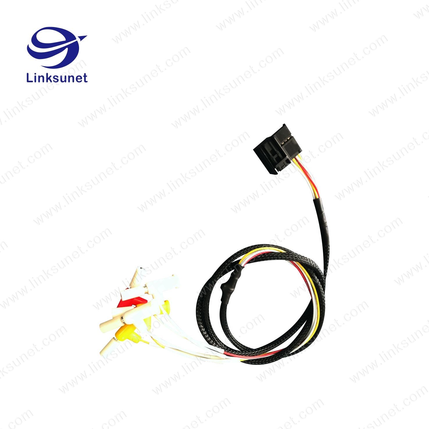 Molex 34803 series 2.54mmconnectors and Banana plug brass color connectors wire harness