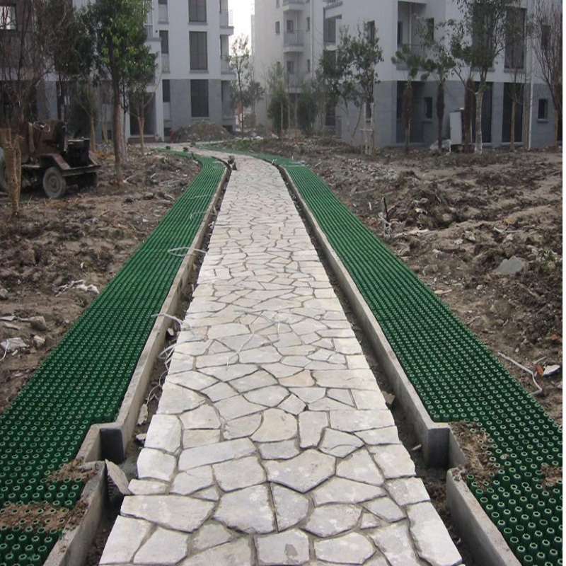 Height Green HDPE Plastic Planting Grass Paver Grid with CE/ISO9001/ISO14001 Certificate