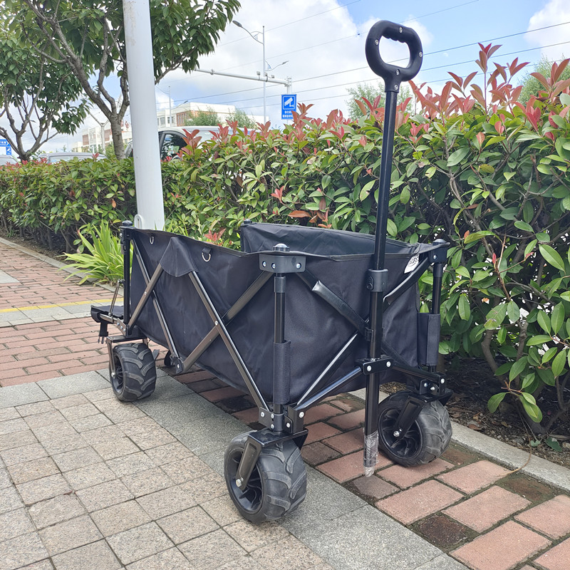 Foldable Picnic Camping Cart Portable Storage Beach Trolley Collapsible Folding Wagon