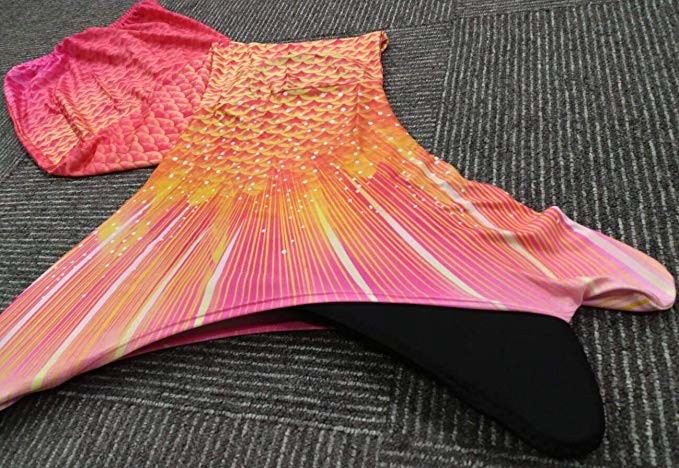 Adult / Kids Mermaid Swim Fin Super Comfortable PE Insert Neoprene Cover