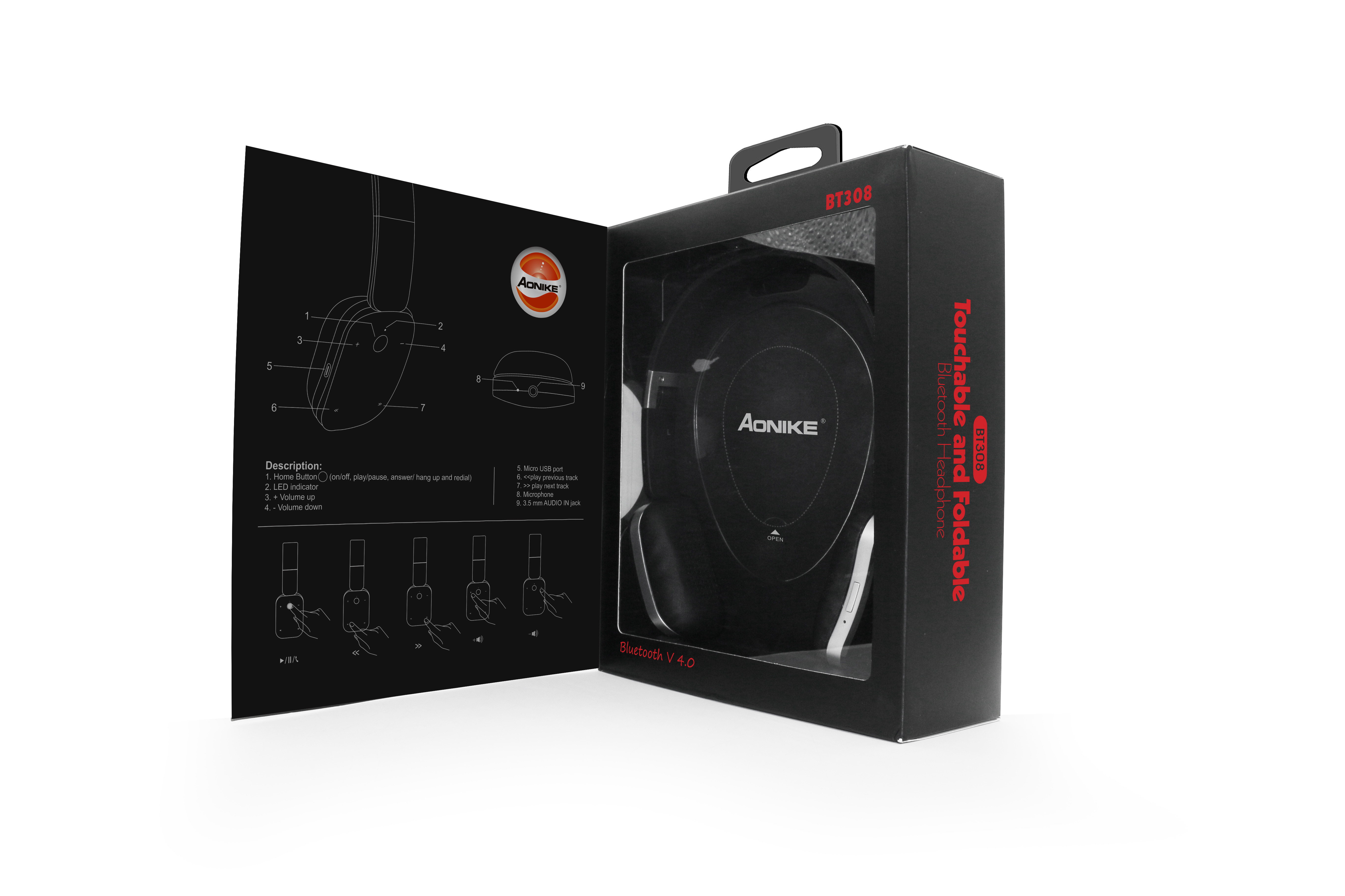 Sweaf Proof V4.2 32ohm Stereo Bluetooth Headphone