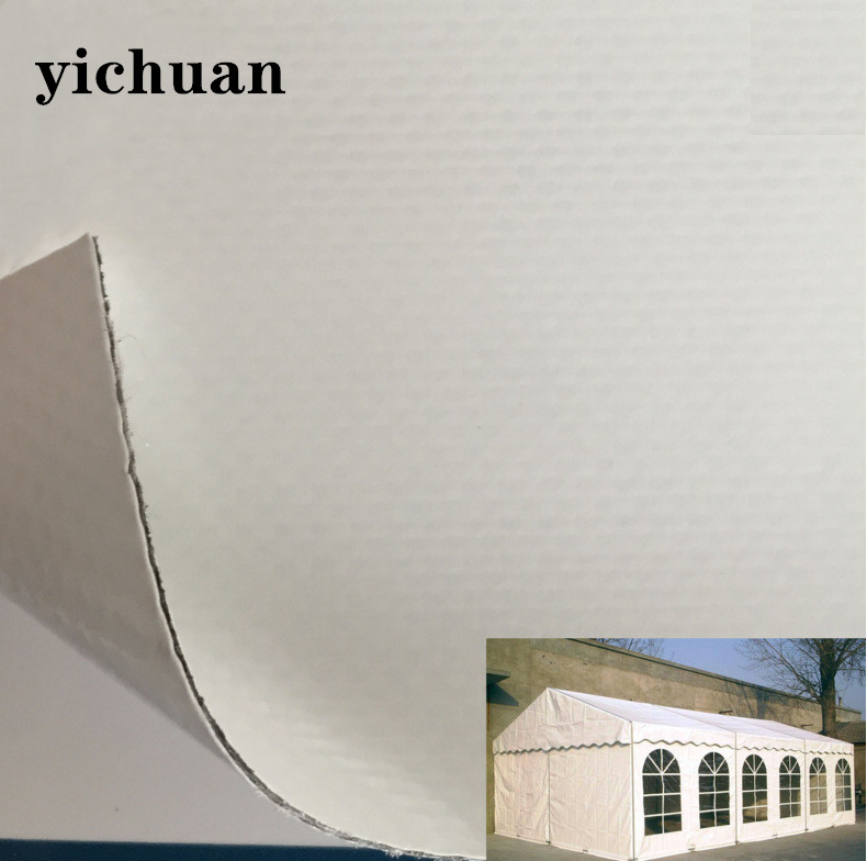 610gsm Waterproof Tarpaulin Roll Fabrics Plastic Vinyl Fabric 0.9mm PVC Tarpaulin Roll