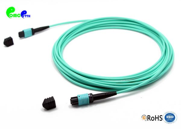 OM3 12F MPO Trunk Cable Senko MPO female to MPO female 50 / 125um 3.0mm 5m LSZH