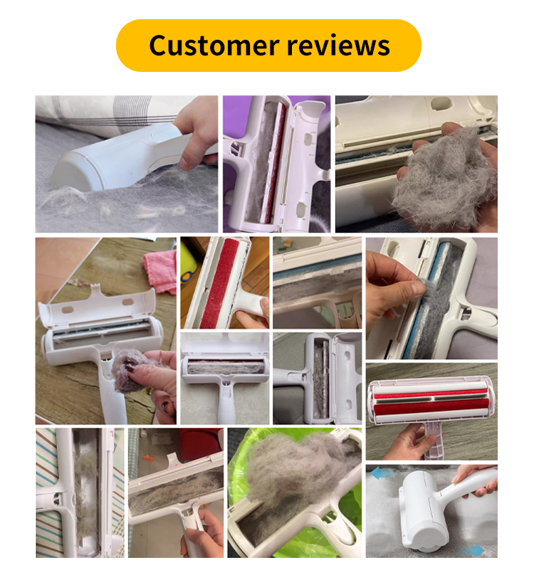Custom Logo Portable Mini Self Cleaning Dog Cat Reusable Lint Pet Hair Remover Roller with Sustainable Material