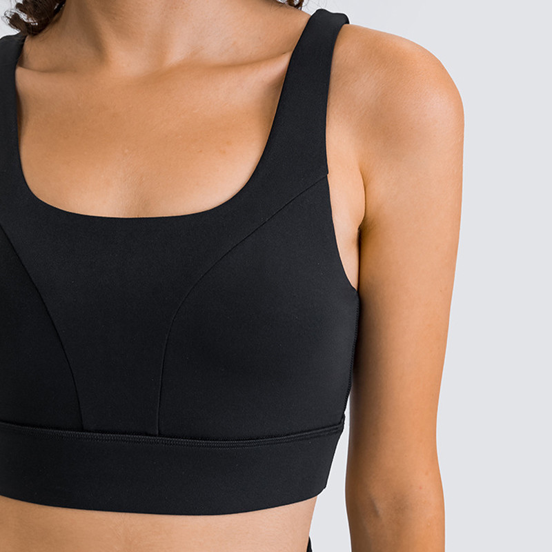 Sexy Push Up Womens Sports Bra High Density Gym Nylon Traceless
