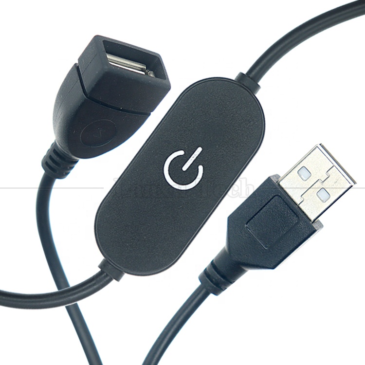 5V Male to Female USB Touch Switch on off Dimmer Controller Cable Stepless Lamp Light Board Strip Bar LED Dimmer