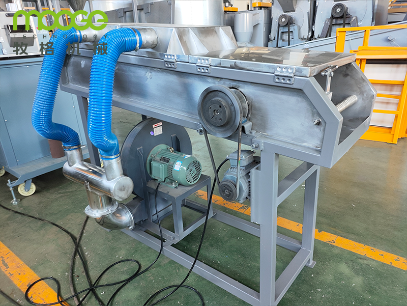 RSL Series Double Stages Plastic Pelletizing Machine For Washing Recycled Soft PE PP Material