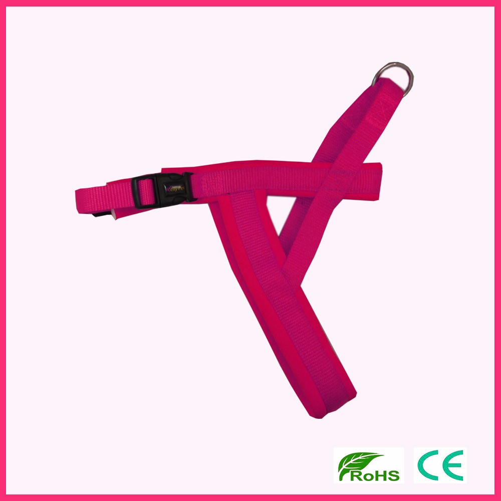 Neoprene Material Soft Easy Walk Nylon Dog Harness For Outdoor Hanging