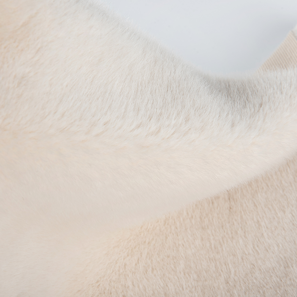 100% Inspection Faux Fur 100% Polyester Short Fabric for Coat No Yarn Count Dyed Pattern
