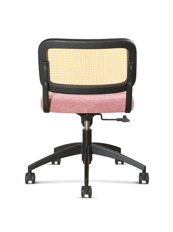 Cane Executive Rattan Office Chairs 0.121CBM PP Height Adjustment For Home 360 Deg