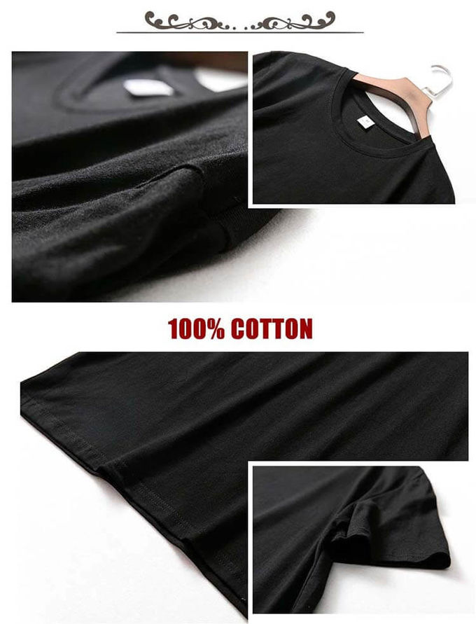 O Neck Short Sleeve Compression T Shirt Anime Colorfastness Unfading