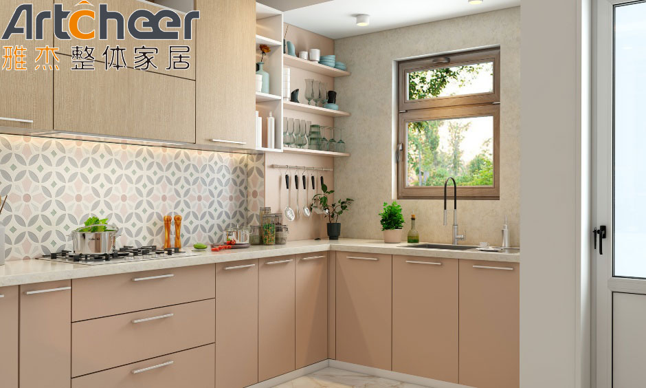Contemporary Indian Kitchen Cabinets with Modern and Contemporary Design Drawer Base