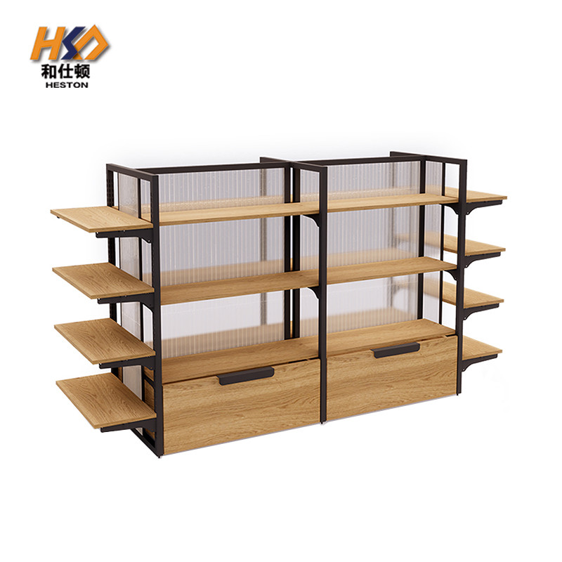 Design Advertising Display Shelves Supermarket Shopping Shelf Rack