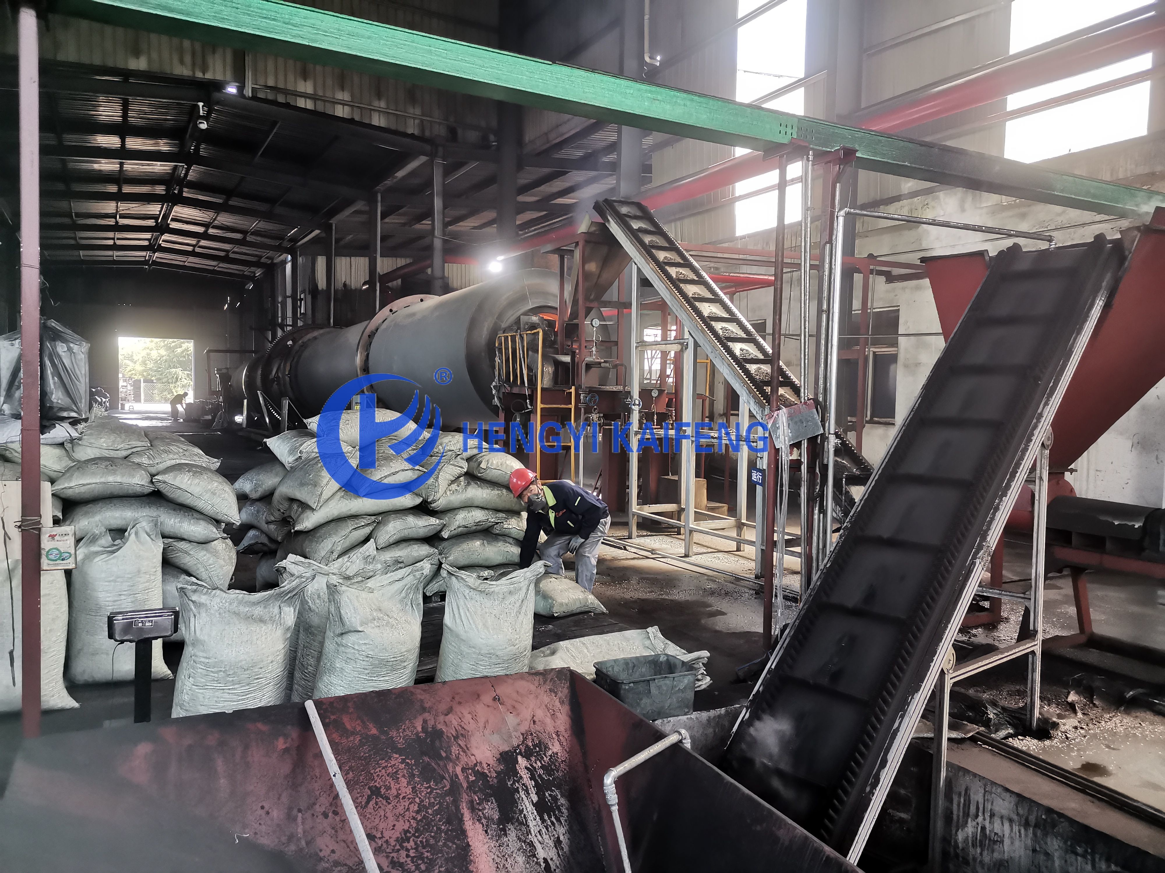 Physical Cooling Activated Carbon Furnace 380Volt For Fruit Shell Charcoal