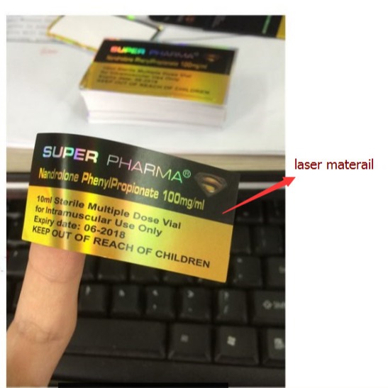 Test E Lables Anabolic Steroide Liquid Injection 10ml Vial Labels Square Sharpe Glossy Finish