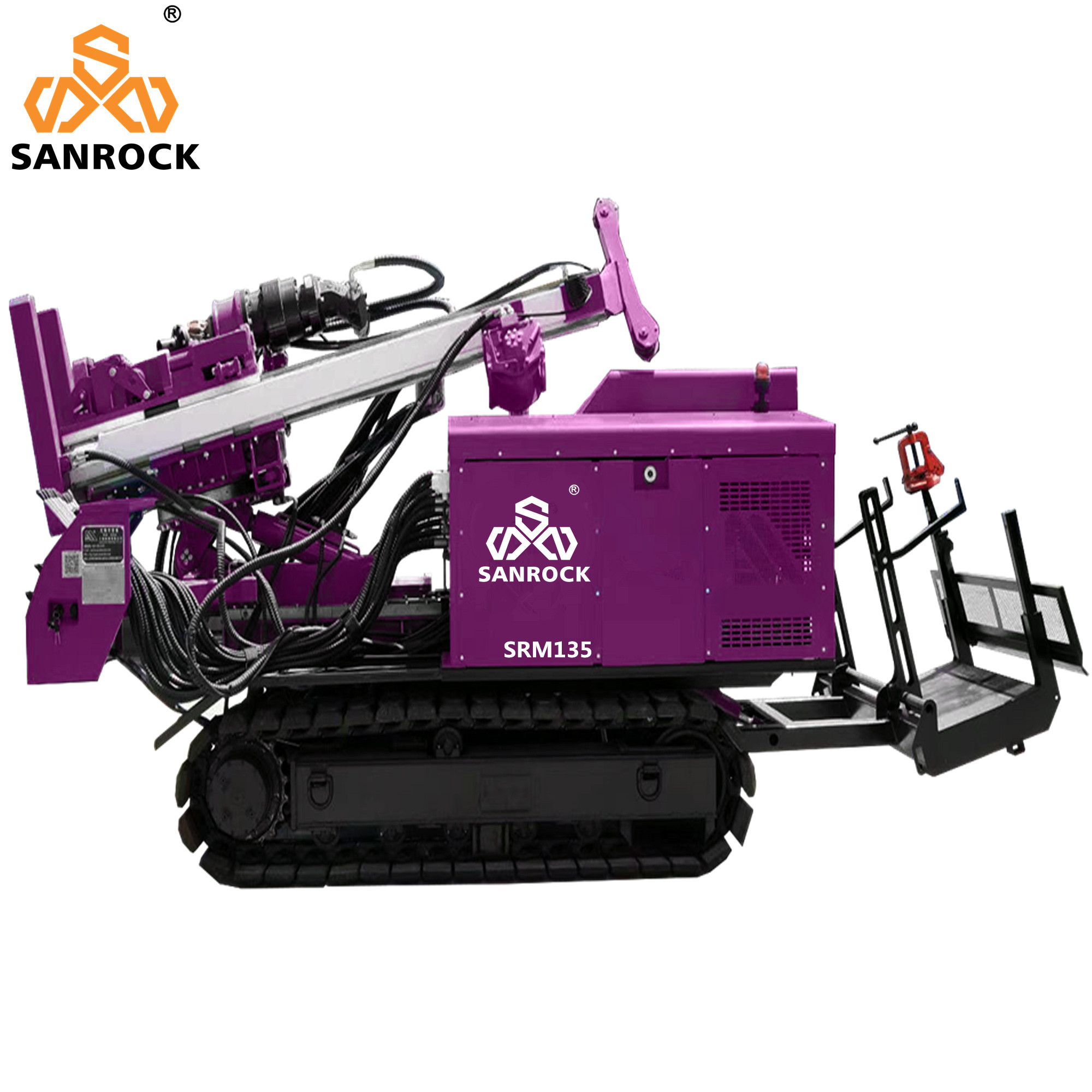 Hydraulic Soil Investigation Drilling Rig Crawler Core Sampleing Drilling Rig Machine