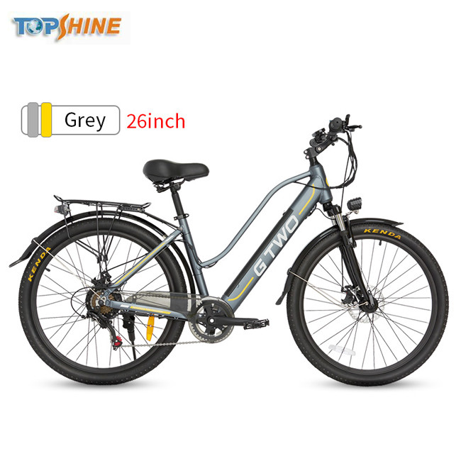 26" e bike urban commuting smart city e bike with removable lithium battery GPS Stereo Music box