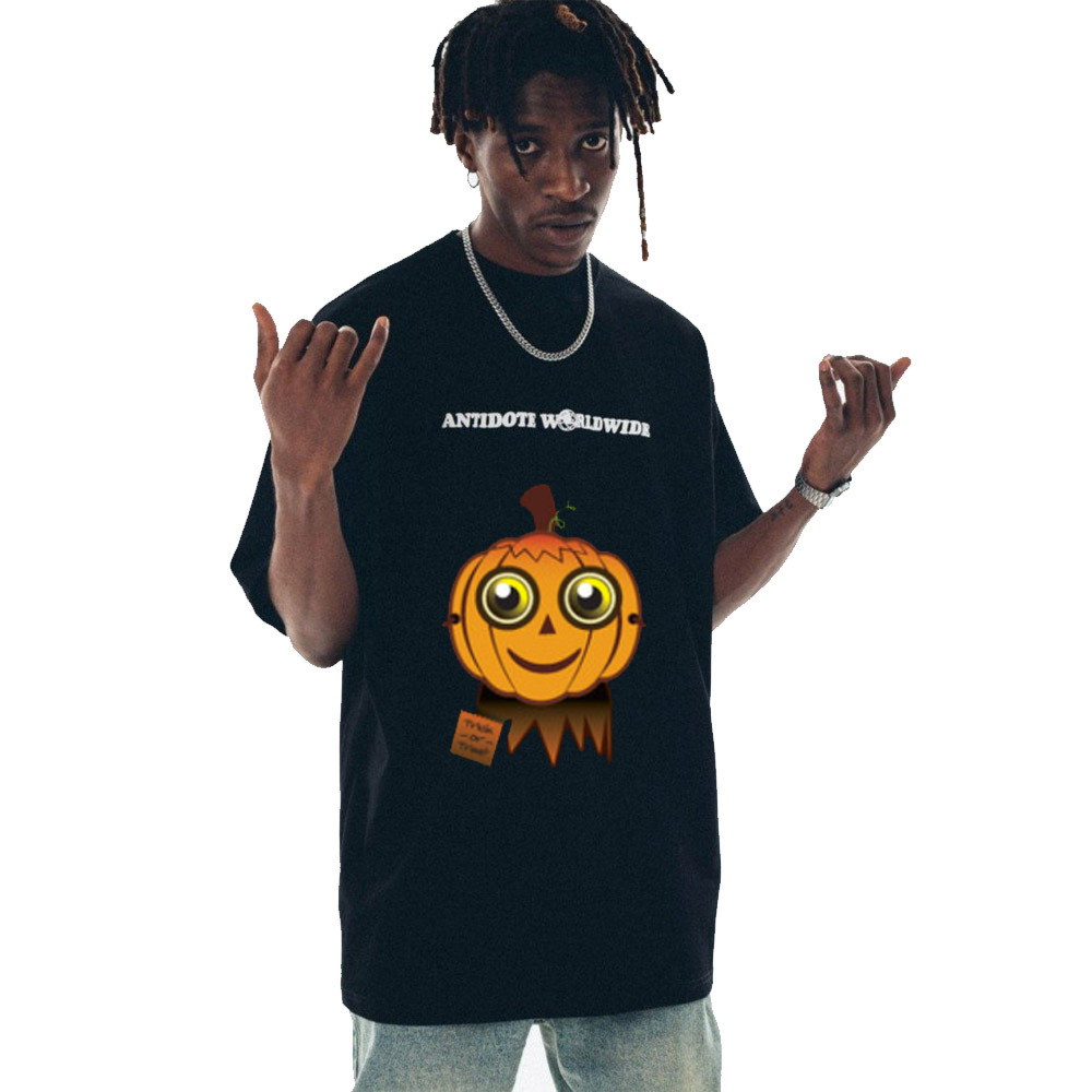 Wholesale men's blank crew neck design printed logo short sleeve white T shirt Future Script Sleeve accept customer's logo