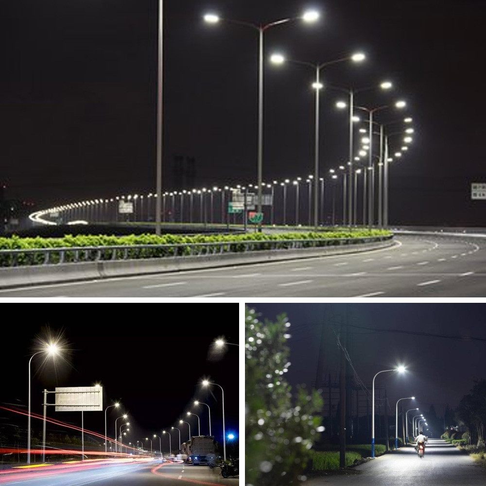 KCD Waterproof High Brightness Lamp Outdoor 100 Watt Long-Distance LED Street Light With Auto Dimming Control