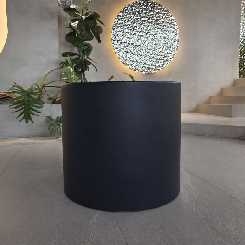 Outdoor GRC Concrete Table Sets Furniture Cold And Heat Resistant