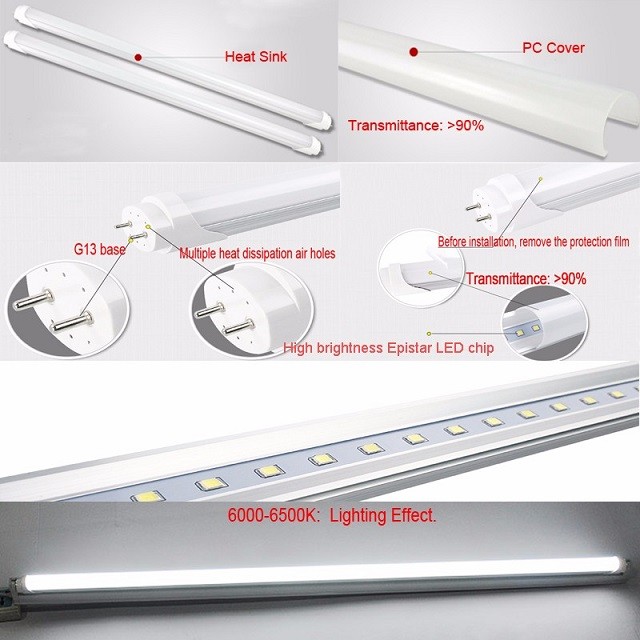 600mm T8 LED Replacement Tubes / T8 Light Bulbs 9W 13W 16W 18W 20W 22W