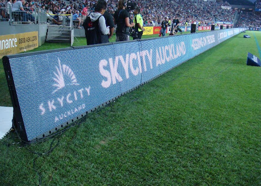 P10 P10.33 P16 Perimeter Stadium Led Screen Board Ground Support Live Cricket Match