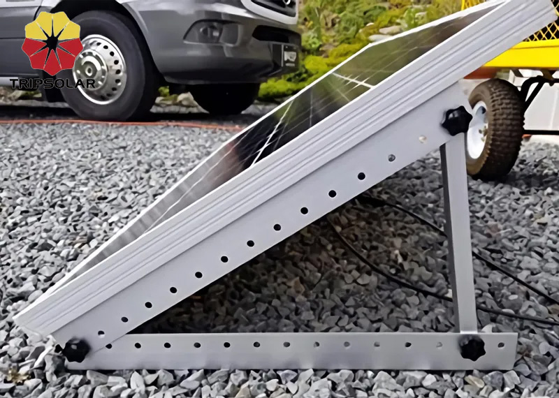 Adjustable Solar Triangular Bracket for Aluminum and Galvanized Steel Module Mounting