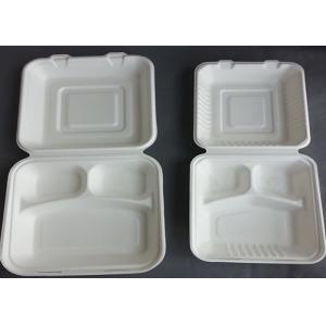 9 inch Outdoors Takeaway Food Containers Disposable Lunch Biodegradable