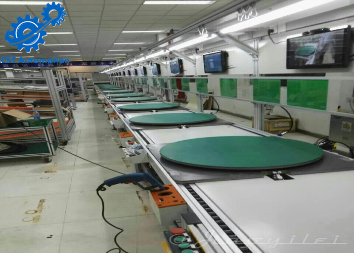Household Appliances Computer Assembly Line Optional Width Double Chain Speed