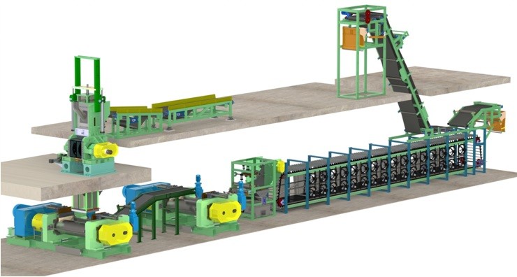 Flexible Pipe Making Machines With Conical Twin Screw High Frequency
